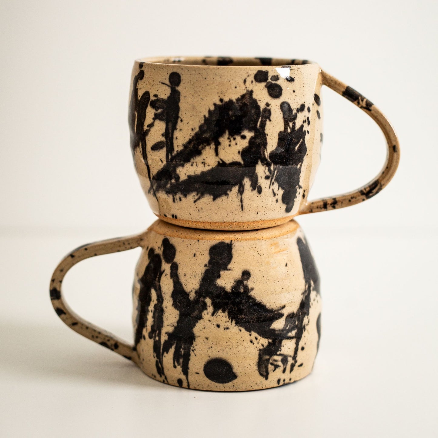 Black Fleck Regular Mug