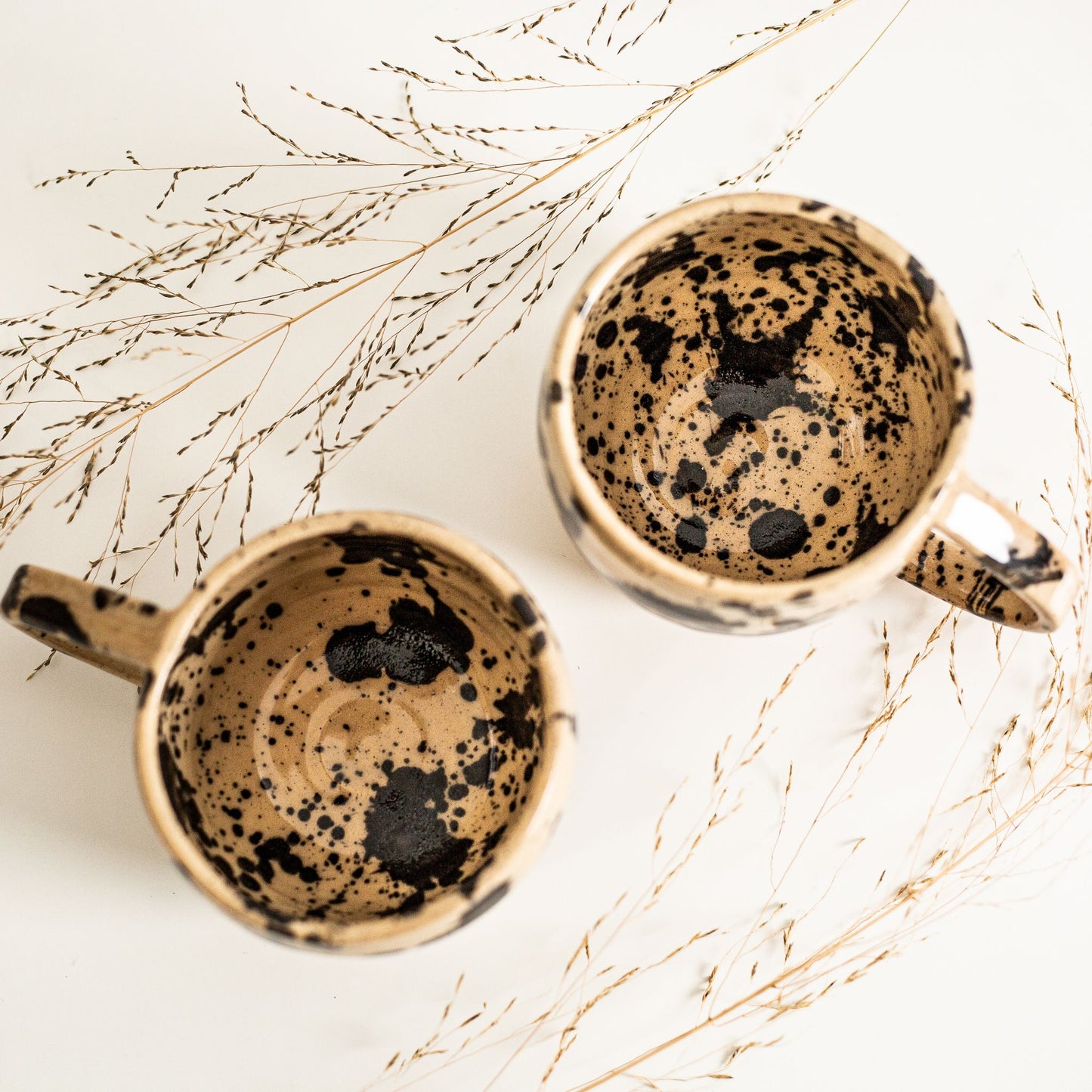 Black Fleck Regular Mug